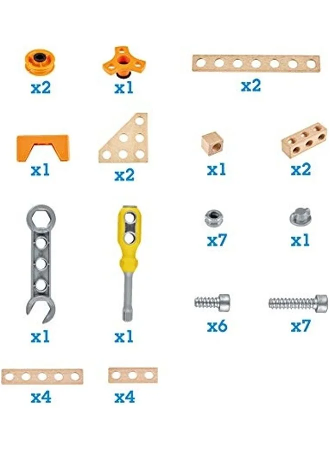 Hape E3031 42-Piece Experiment Starter Building Kit 42 6+ Years