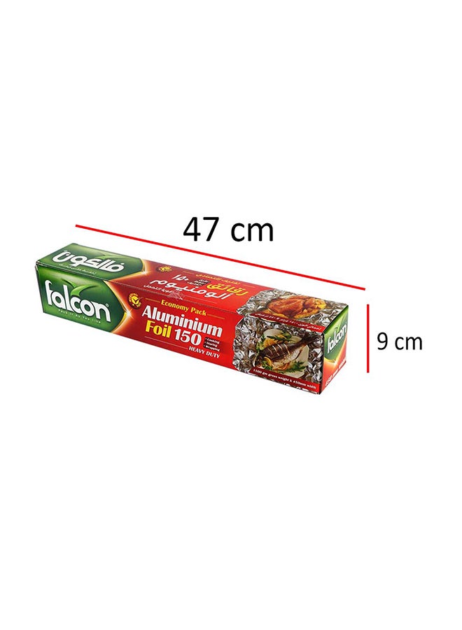 فالكون رقائق ألومنيوم للتغليف فضي 47x9سم - Image 2