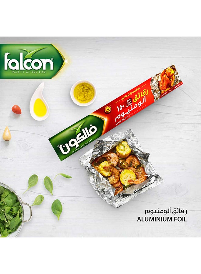 فالكون رقائق ألومنيوم للتغليف فضي 47x9سم - Image 3