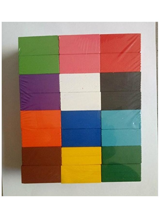 Newcreativetop NCT-TOY-001 120-Piece Wooden Dominos Blocks Set 120 4+ Years  - Image 5