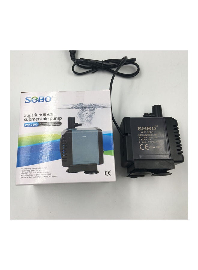 SOBO B&K Silent Aquarium Submersible Water Air Pump Black - Image 3
