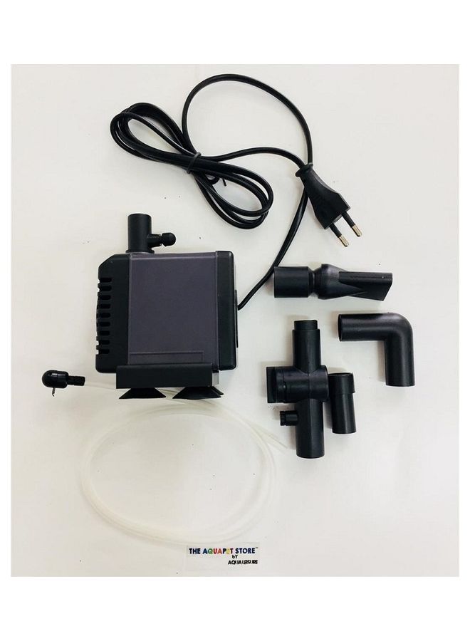 SOBO B&K Silent Aquarium Submersible Water Air Pump Black - Image 4