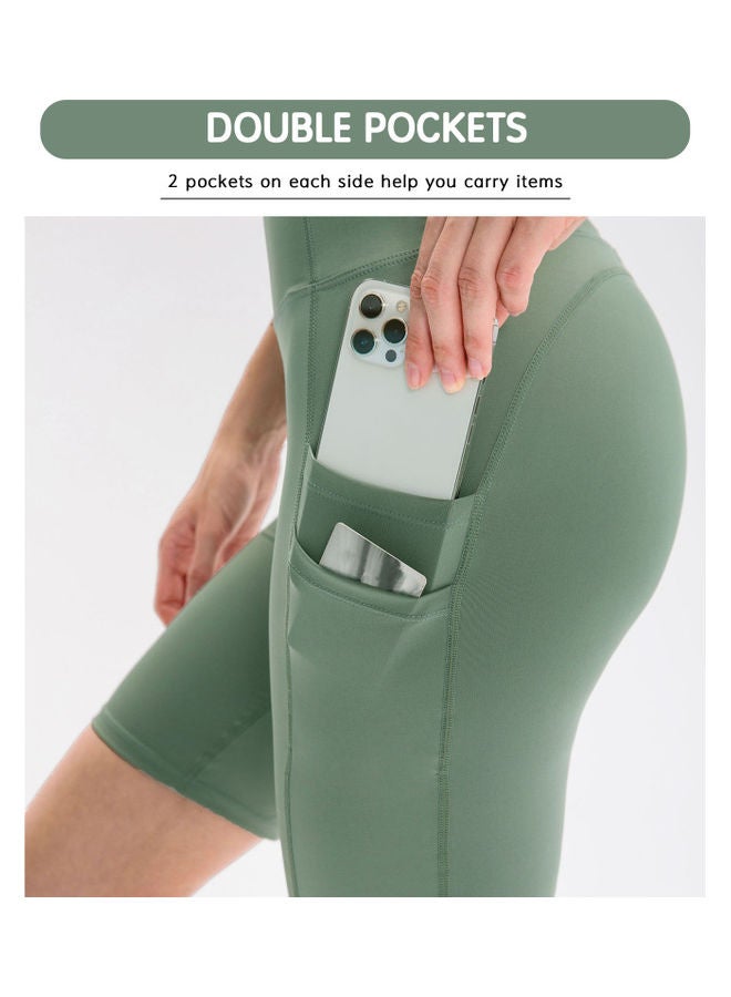 High Waist Yoga Shorts - Image 2