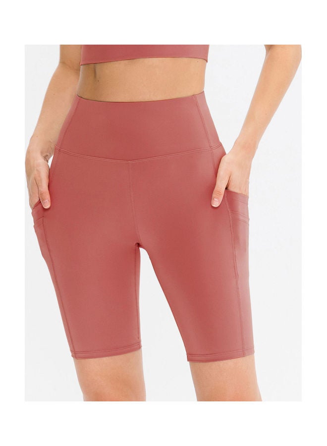 High Waist Yoga Shorts - Image 3