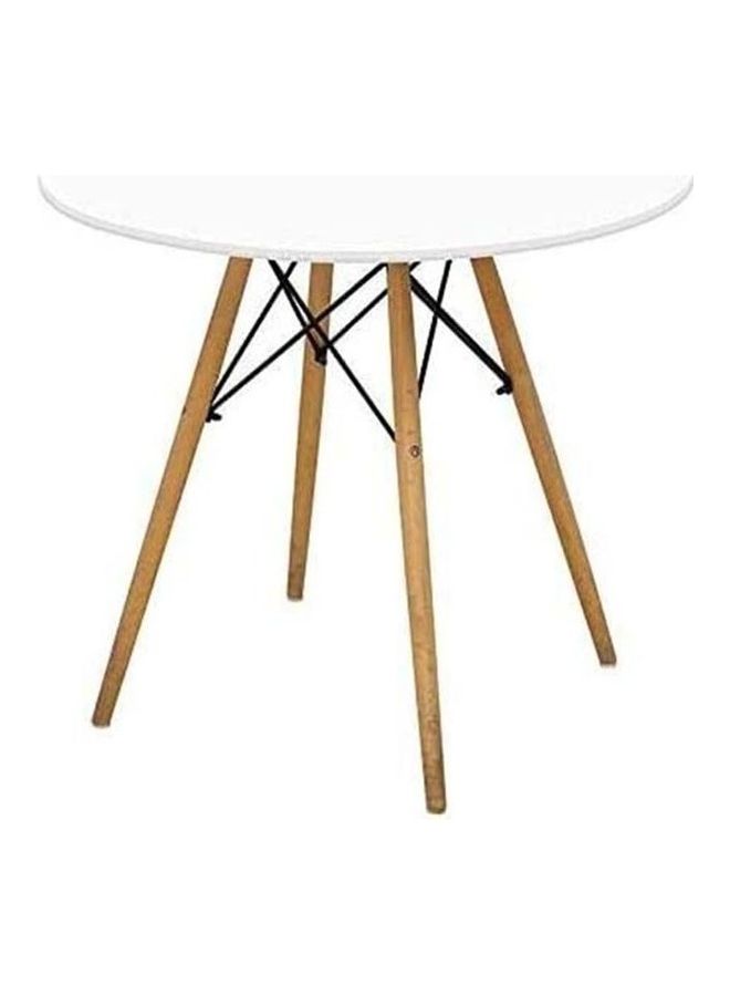 AKF 3-Piece Round Table With Patchwork Cushioned Eames Chairs Multicolour - Image 5