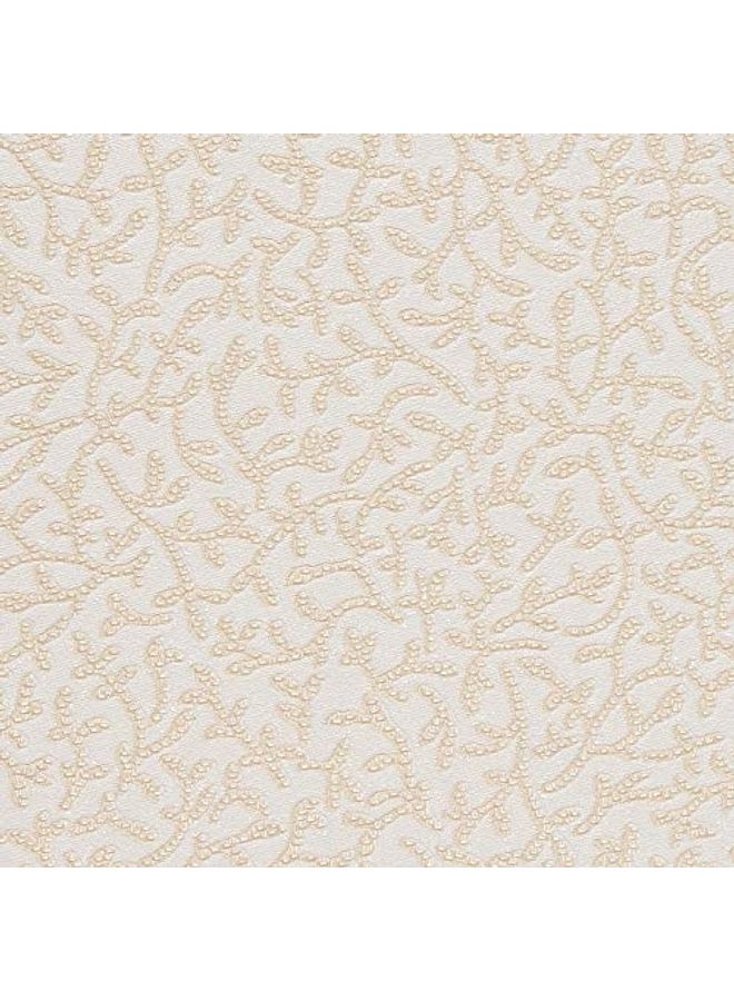 Royal Superior Floral Wall Paper Beige 15.60 X 1.06meter 