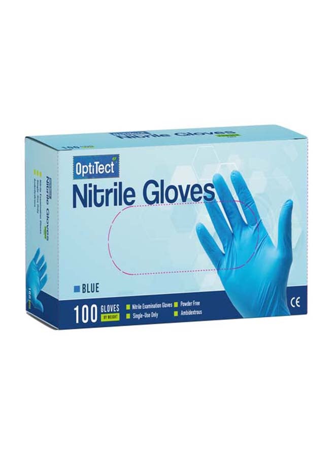 OptiTect Pack Of 100 Pieces of Nitrile Gloves Medium  - Image 1