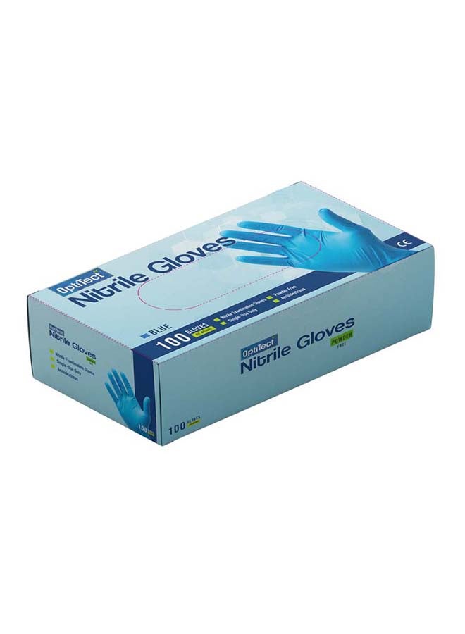OptiTect Pack Of 100 Pieces of Nitrile Gloves Medium  - Image 2