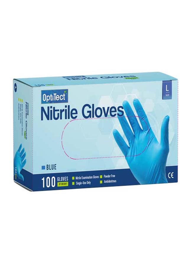 100 Pieces of Nitrile Gloves Large - v1626160049/N48938036A_1