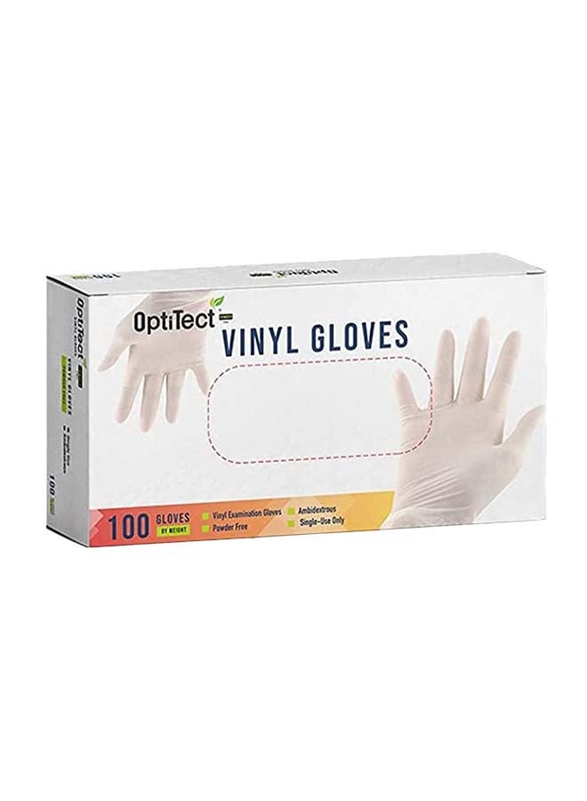 OptiTect - 100-Piece Powder-free Vinyl Gloves Medium - Image 1