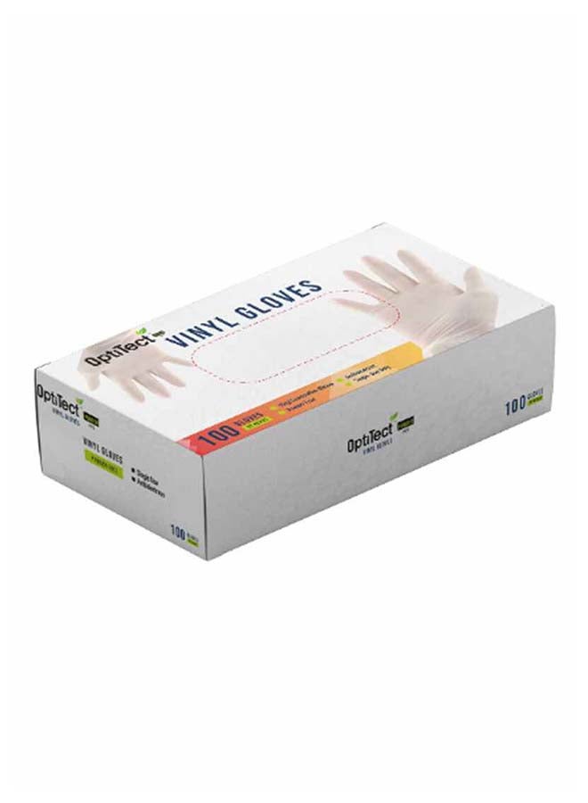 OptiTect - 100-Piece Powder-free Vinyl Gloves Medium - Image 1