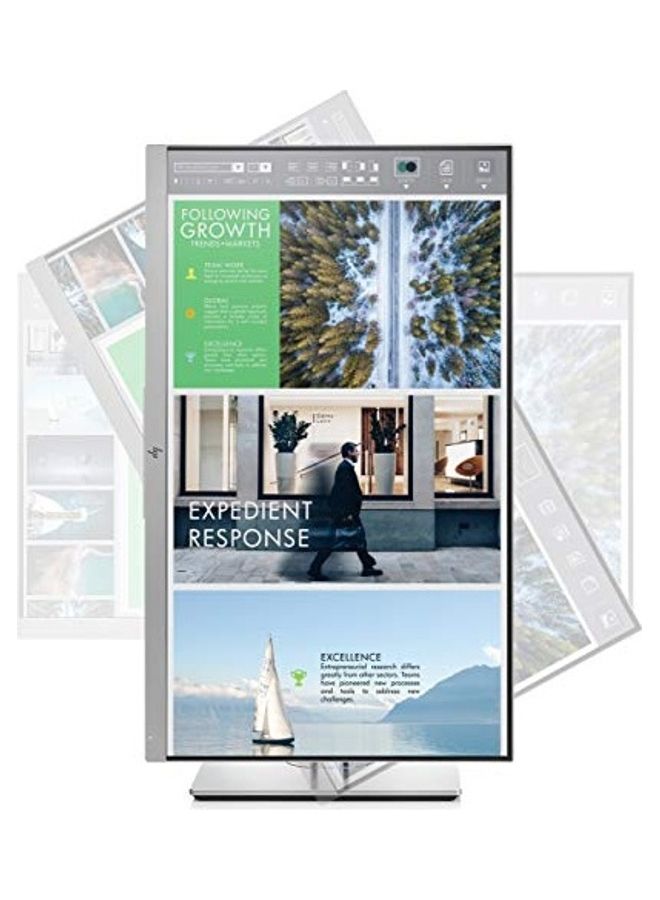 HP - EliteDisplay E243 24-Inch HD Monitor Black - Image 1