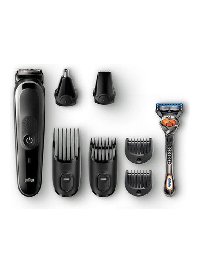BRAUN Mgk5060 8-In-1 Trimmer - 6 Attachments + Gillette Fusion5 Proglide Razor Black - Image 2