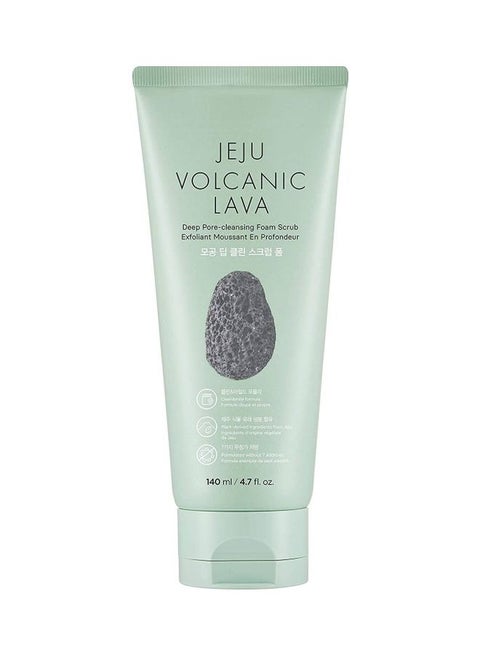 Jeju Volcanic Lava Deep Pore Cleansing Foam Scrub Multicolour 140ml