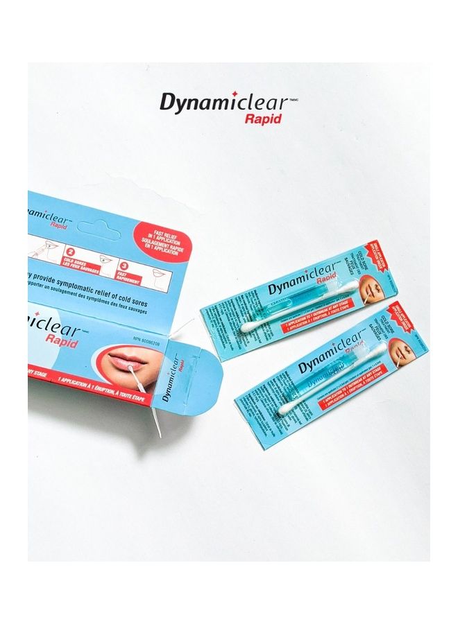 2-Piece Rapid Cold Sore Treatment Multicolour 0.5ml