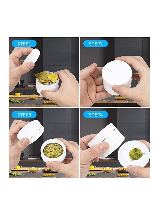 Alfa.life Ceramic Coated Aluminum Grinder White  - Image 2