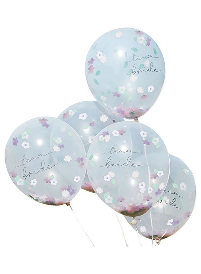 Ginger Ray Boho Floral Confetti Hen Party Balloon 