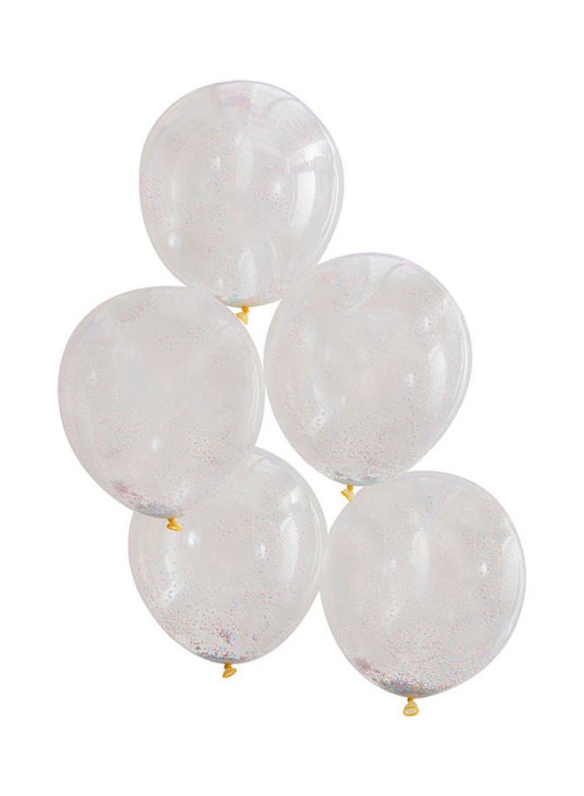Ginger Ray Mixed Pastel Bead Confetti Filled Balloon 