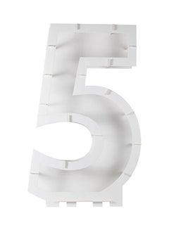 Number 5 Mosaic Party Balloon