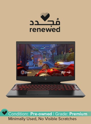 Renewed - Omen 15 2020 Latest Gaming Laptop With 15.6-Inch Display, Intel Core i7 Processor/10th Gen/32GB RAM/1TB SSD/Nvidia Geforce RTX 2070 Max-Q Graphics Black - v1626165400/N48939698A_1