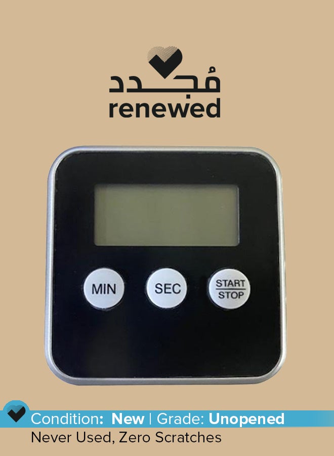 Amal Renewed - Mini Digital Kitchen Timer Black/White - Image 1