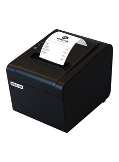Portable Receipt Printer 250Mm/S, 80Mm Direct Thermal Printer, Pos Printer With Auto Cutter Usb Serial Ethernet Windows Driver Esc/Pos Cash Drawer Black