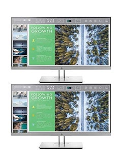 HP 2-Piece EliteDisplay E243 23.8 Inch LED-Lit Monitor Silver  - Image 1
