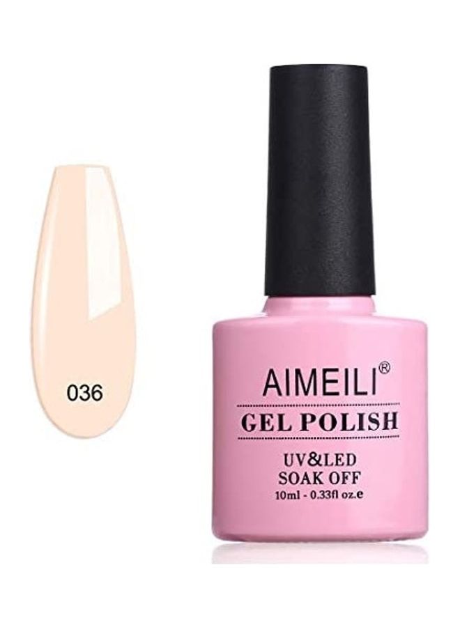 AIMEILI Soak Off UV LED Gel Nail Polish Pink 