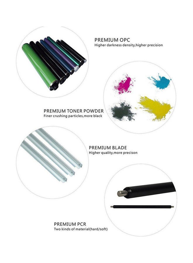HQ - Compatible Toner Cartridge Set CC530/CC531/CC532/CC533 Multicolour - Image 1