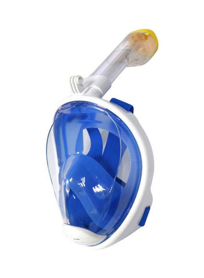 Generic Full Face Snorkel Mask, Free Breathing 180 Panoramic View Diving Mask, Anti-Fog Anti-Leak And Adjustable Head Strap Snorkeling Mask For Men Women Adult  - Image 1