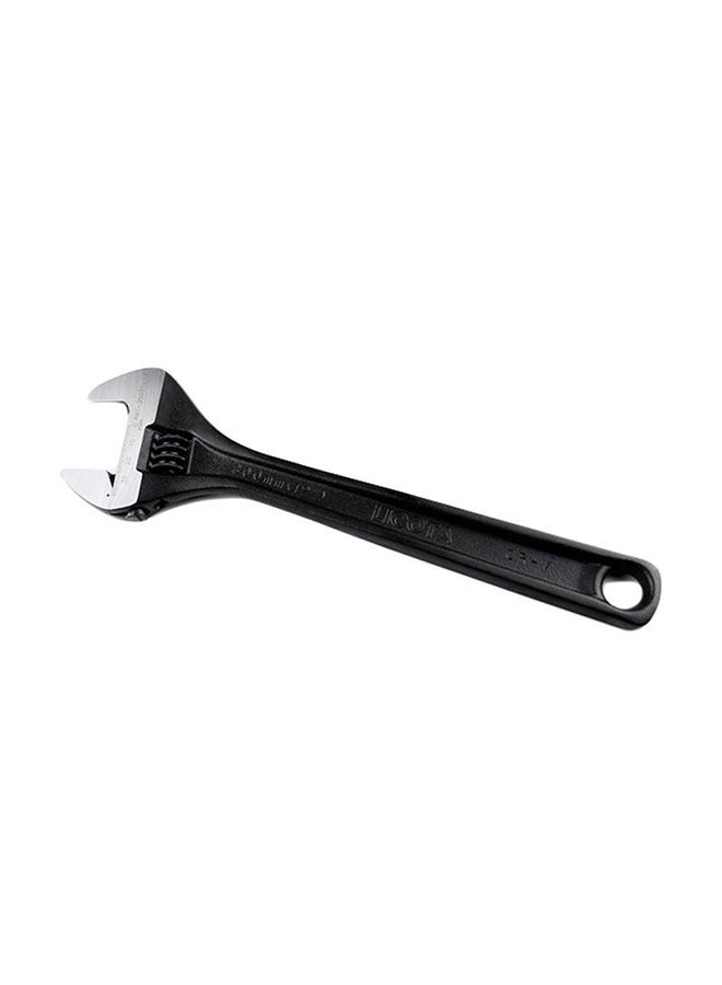 LICOTA Chrome Vanadium Steel Adjustable Wrench Black/Silver 10x36x3cm - Image 1