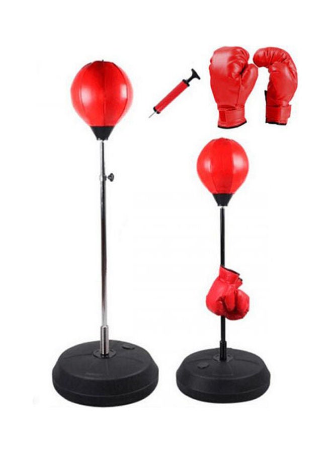 حامل تدريب الملاكمة قابل للتعديل مع مضخّة وقفّازات - Image 2