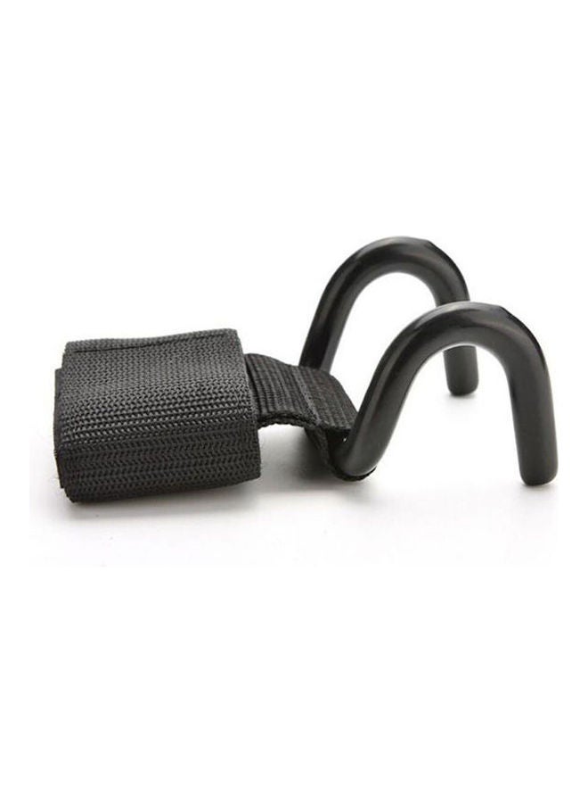 Generic Adjustable Steel Weight Lifting Strength Training Gym Fitness Wrist Support Lift Hook Grips Straps 