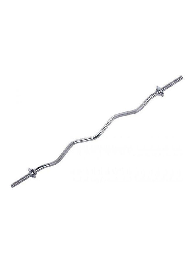Marshal Fitness Curl Bar Barbell Bar Curved Dumbbell Bar Curved Weight Bar 1.2meter