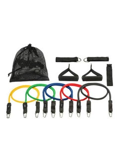 Kanteen Store 11 Pieces Fitness Equipment Workout Bands Set 