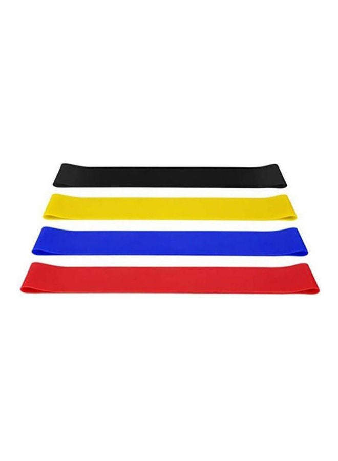 Generic 4 Pieces Resistance Exercise Bands Light Medium Heavy Loop Bands Kit For Cross Fit Yoga/ Strength Training Pilates Gym Booty Band Workout Home Fitness For Women& Men  - Image 1