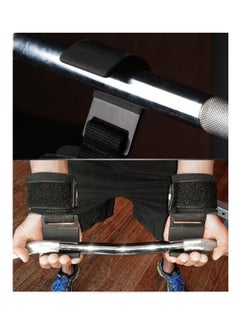 Heavy Duty Metal Lifting Steel Hooks Support With Neoprene Padded Wrist Straps, Hook Grips Straps Gloves Wrist Support For Barbell Dumbbell Power Lifting Bodybuilding Fitness Training - v1626171653/N49111576A_2