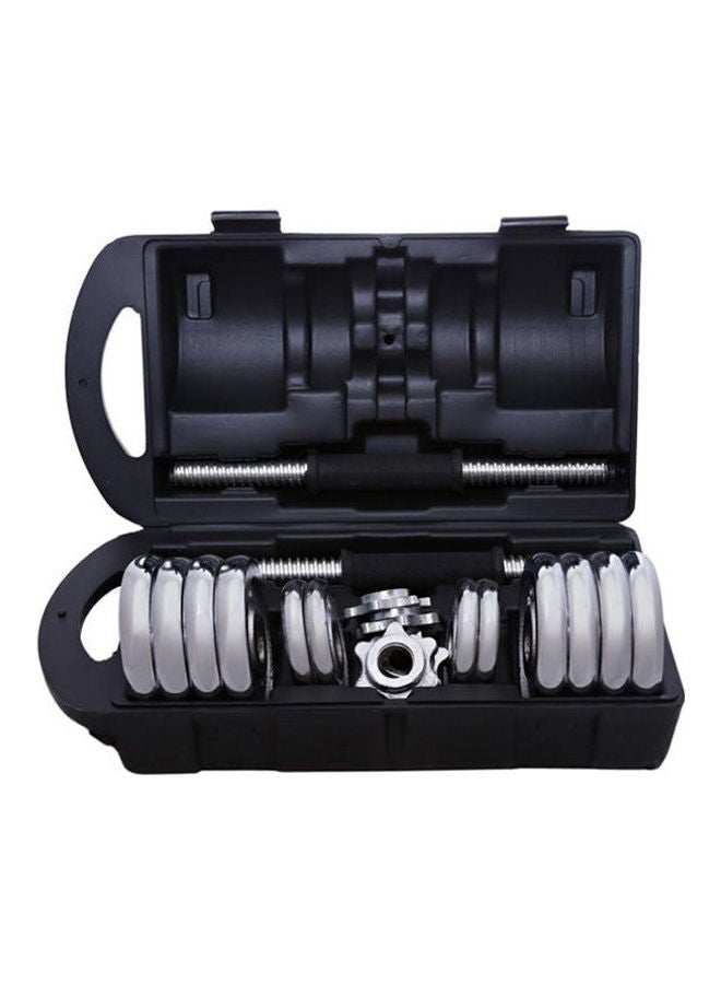 YORK Fitness Chrome Dumbbell Set 15kg - Image 1