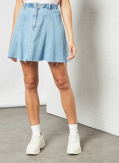 Denim Mini Skirt Blue