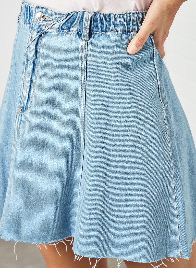 Pimkie - Denim Mini Skirt Blue - Image 1