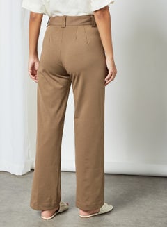 Sivvi x D'Atelier Dart Detail Tailored Trousers Brown  - Image 3