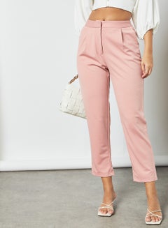 Sivvi x D'Atelier Solid Cigarette Pants Pink  - Image 1