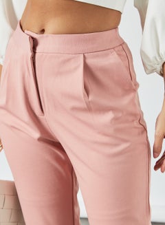 Sivvi x D'Atelier Solid Cigarette Pants Pink  - Image 3