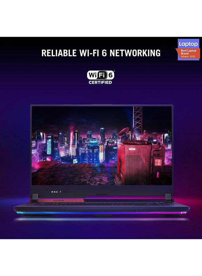 ROG Strix G15 G513QE-HN029T With 15.6’’ FHD Display, 8Core AMD Ryzen 5 5600H CPU 3.3GHz/ 16GB RAM/ 512GB SSD/ Nvidia GeForce RTX 3050Ti/ 4GB GDDR6/ Win10/ Backlit-Eng-Arb-KB English/Arabic Eclipse Gray