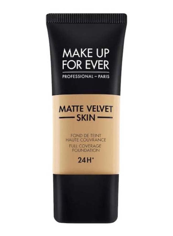MAKE UP FOR EVER Matte Velvet Skin Full Coverage Foundation Y405 Golden Honey - Image 1