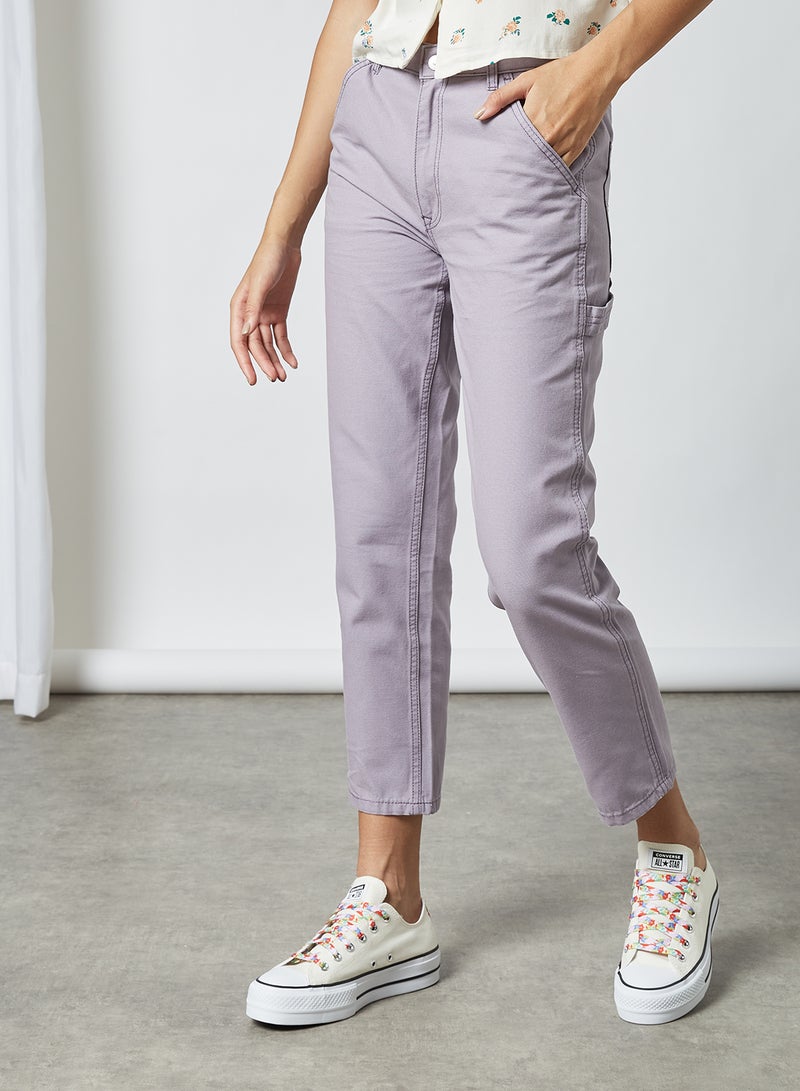 Pimkie Straight Cut Pants Lavender  - Image 1