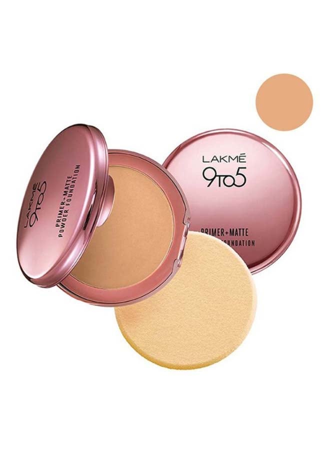 LAKME - 9 To 5 Primer With Matte Powder Foundation Silky Golden - Image 1