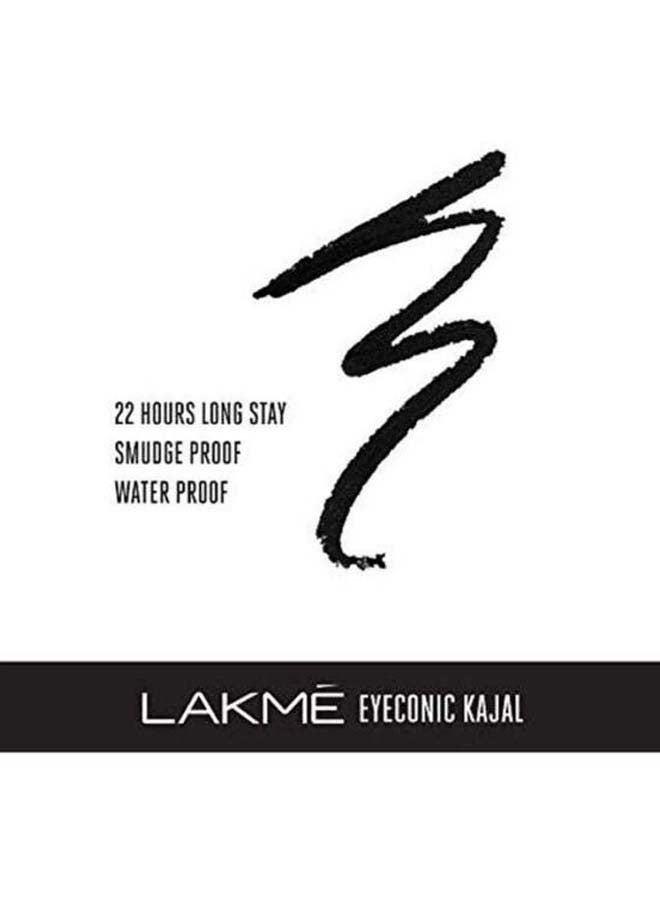 LAKME 2-Piece Eyeconic Kajal Deep Black/Royal Blue - Image 3
