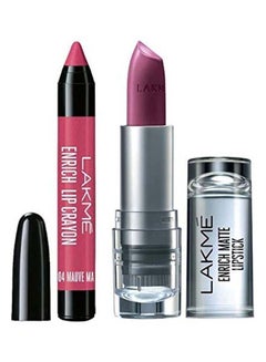 Enrich Lip Crayon And Enrich Matte Lipstick Mauve Magic