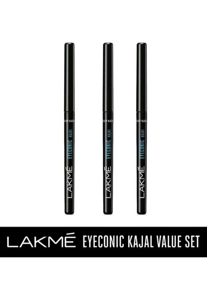 LAKME 3-Piece Eyeconic Kajal black - Image 4